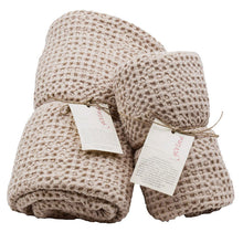 Carica l'immagine nel visualizzatore di Gallery, TELO DA BAGNO IN PURO COTONE NIDO D'APE - DINO - GOVINA