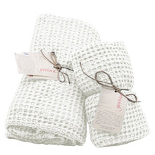 Carica l'immagine nel visualizzatore di Gallery, TELO DA BAGNO IN PURO COTONE NIDO D'APE - DINO - GOVINA