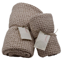 Carica l'immagine nel visualizzatore di Gallery, TELO DA BAGNO IN PURO COTONE NIDO D'APE - DINO - GOVINA