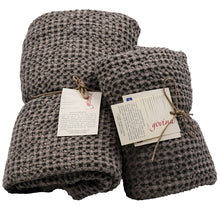 Carica l'immagine nel visualizzatore di Gallery, TELO DA BAGNO IN PURO COTONE NIDO D'APE - DINO - GOVINA